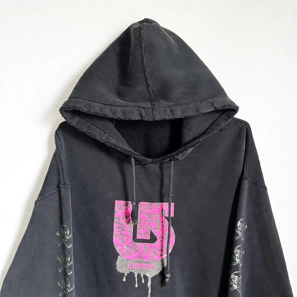 2000s SNOW BOARD “SKULL SLEEVES ” HOODIE (EXTRALARGE)