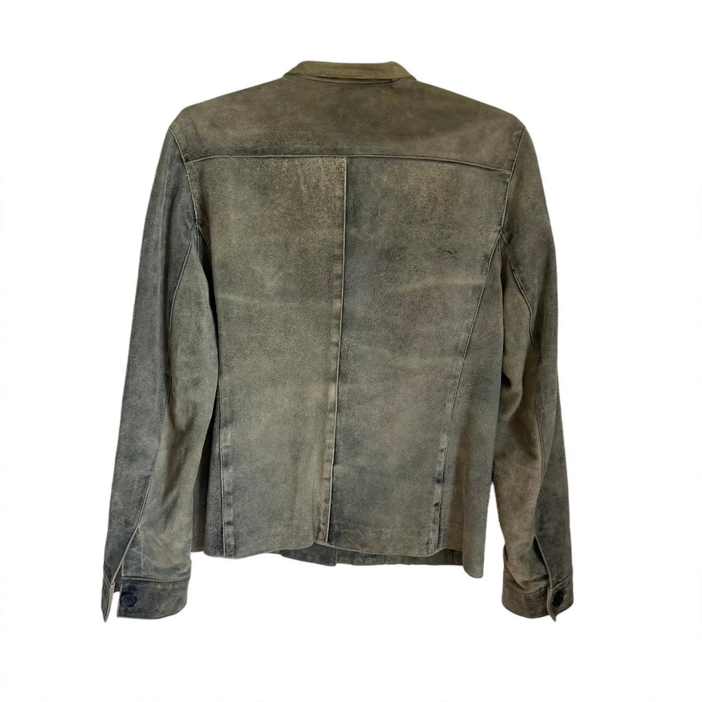 2000s KORS LEATHER JACKET (SMALL)