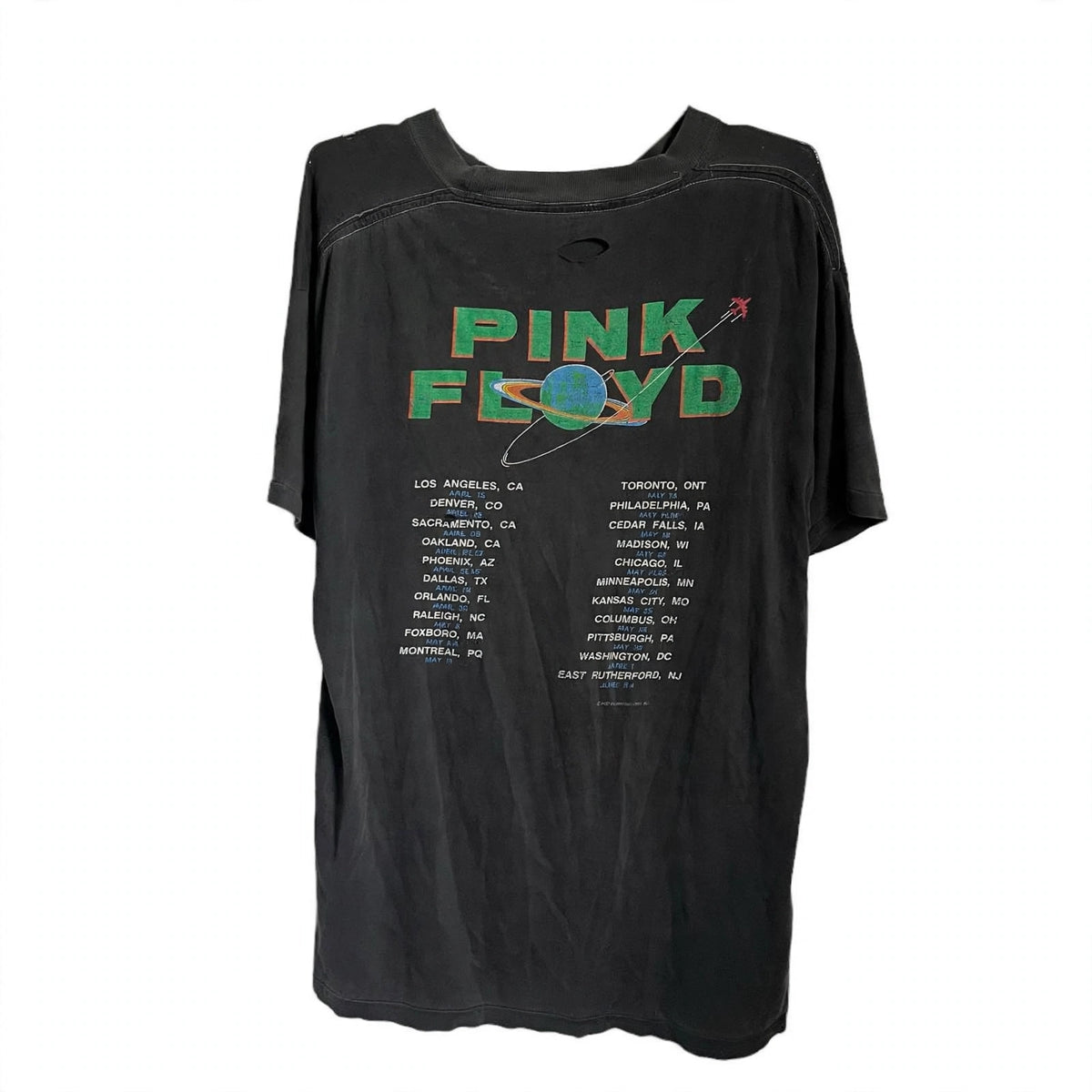 1980s PINK FLOYD “DARK SIDE OF THE MOON” TEE (LARGE)