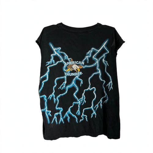 1990s AMERICAN THUNDER “ROCK & ROLL” TEE (EXTRALARGE)