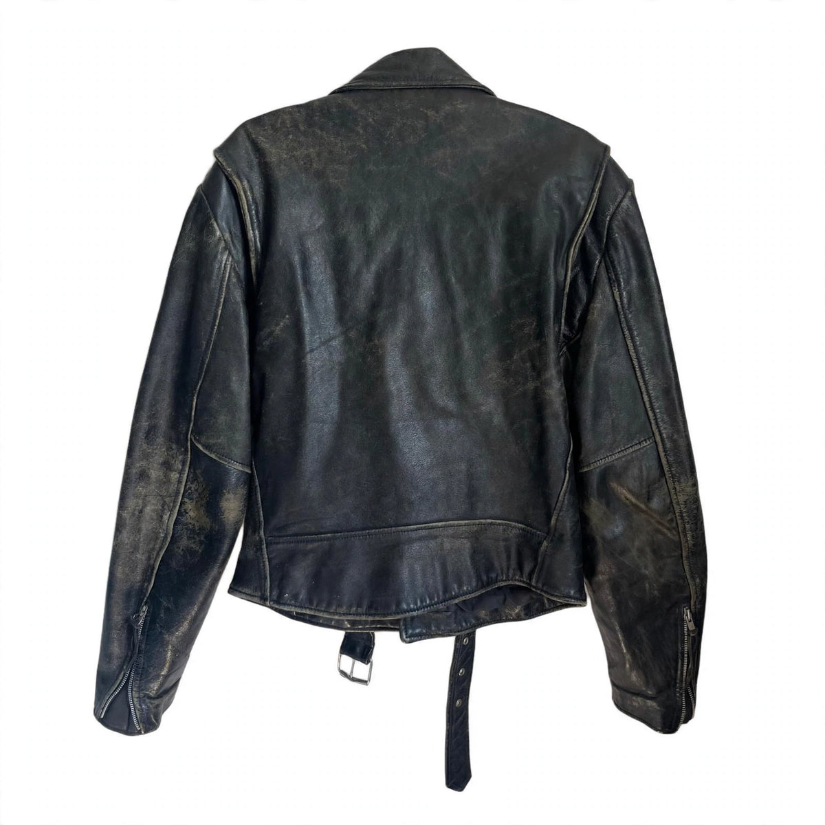 1980s OPEN ROAD LEATHER MOTOR JACKET (LARGE)