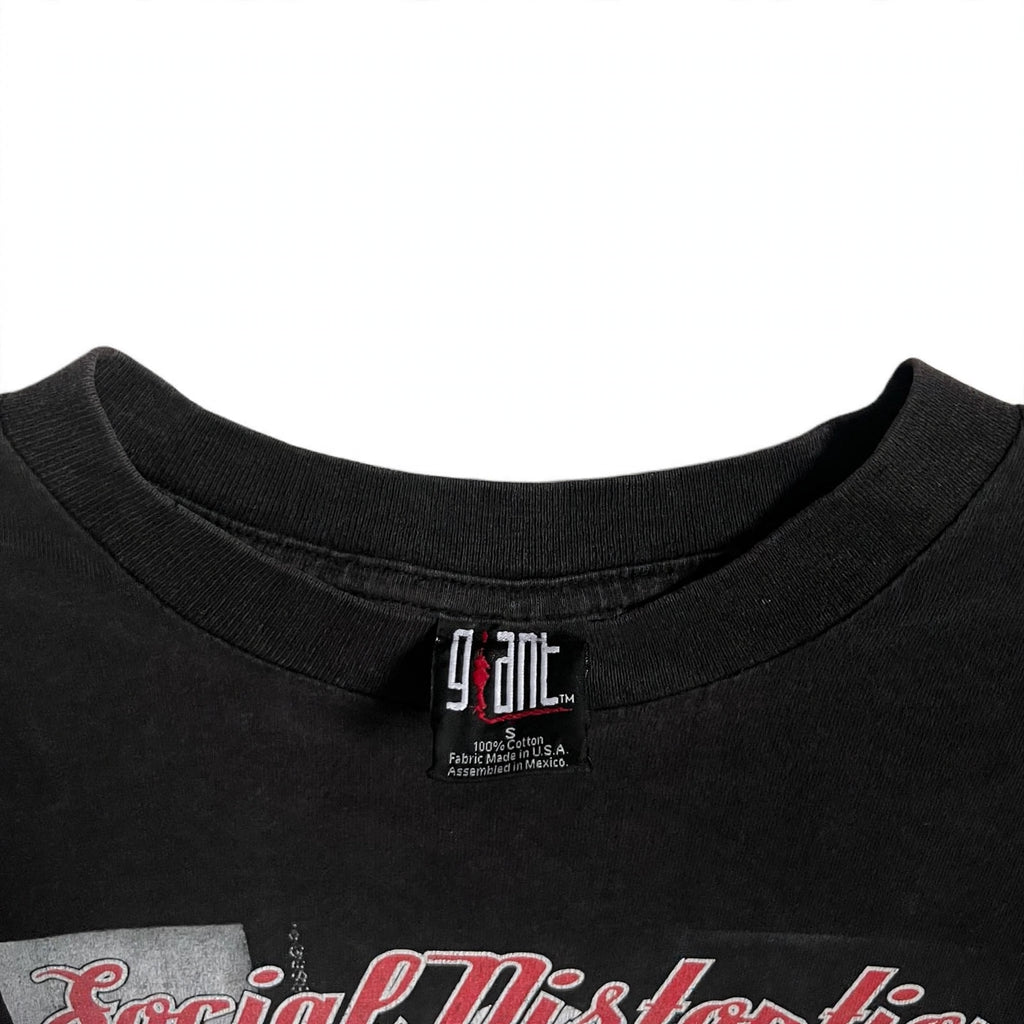 1990s SOCIAL DISTORTION “TRAPPED BY THE PITFALLS OF SIN” TEE (SMALL)