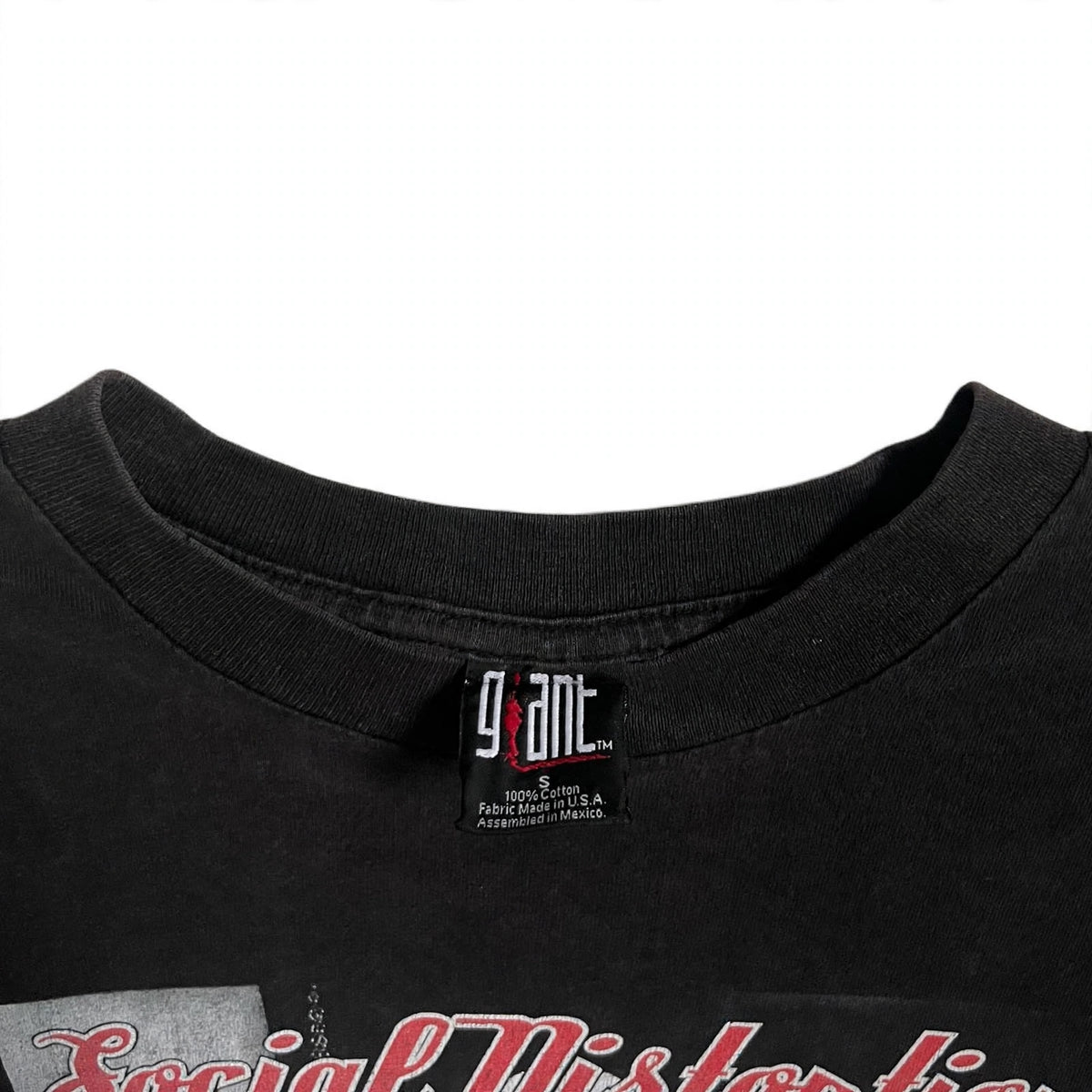 1990s SOCIAL DISTORTION “TRAPPED BY THE PITFALLS OF SIN” TEE (SMALL)