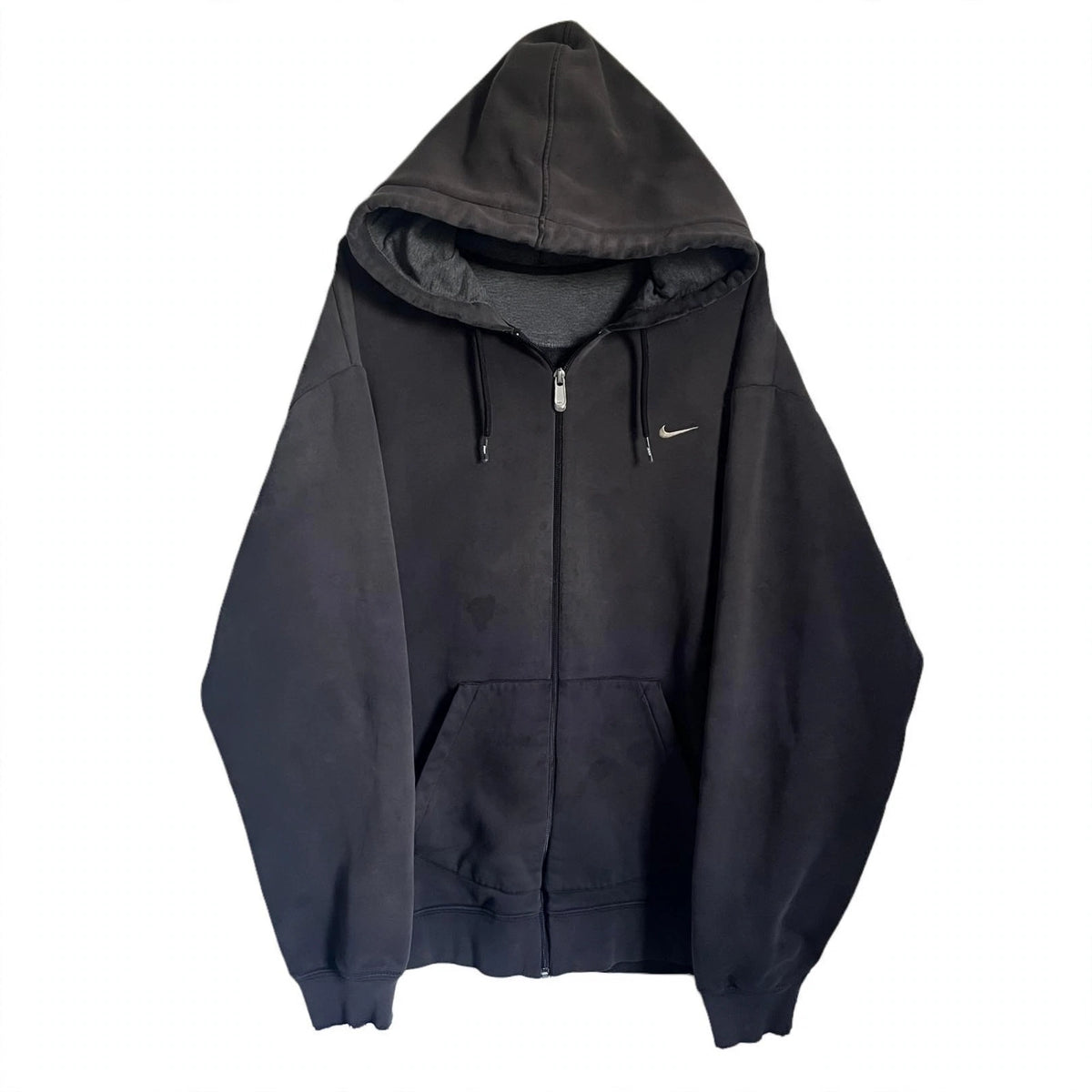 2000s NIKE FADED ZIP UP HOODIE (EXTRALARGE)