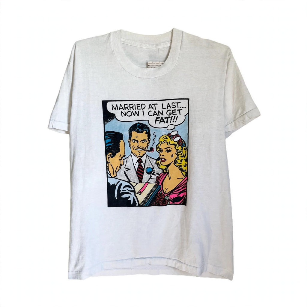 1990s HUMOR COMIC ART TEE (LARGE)