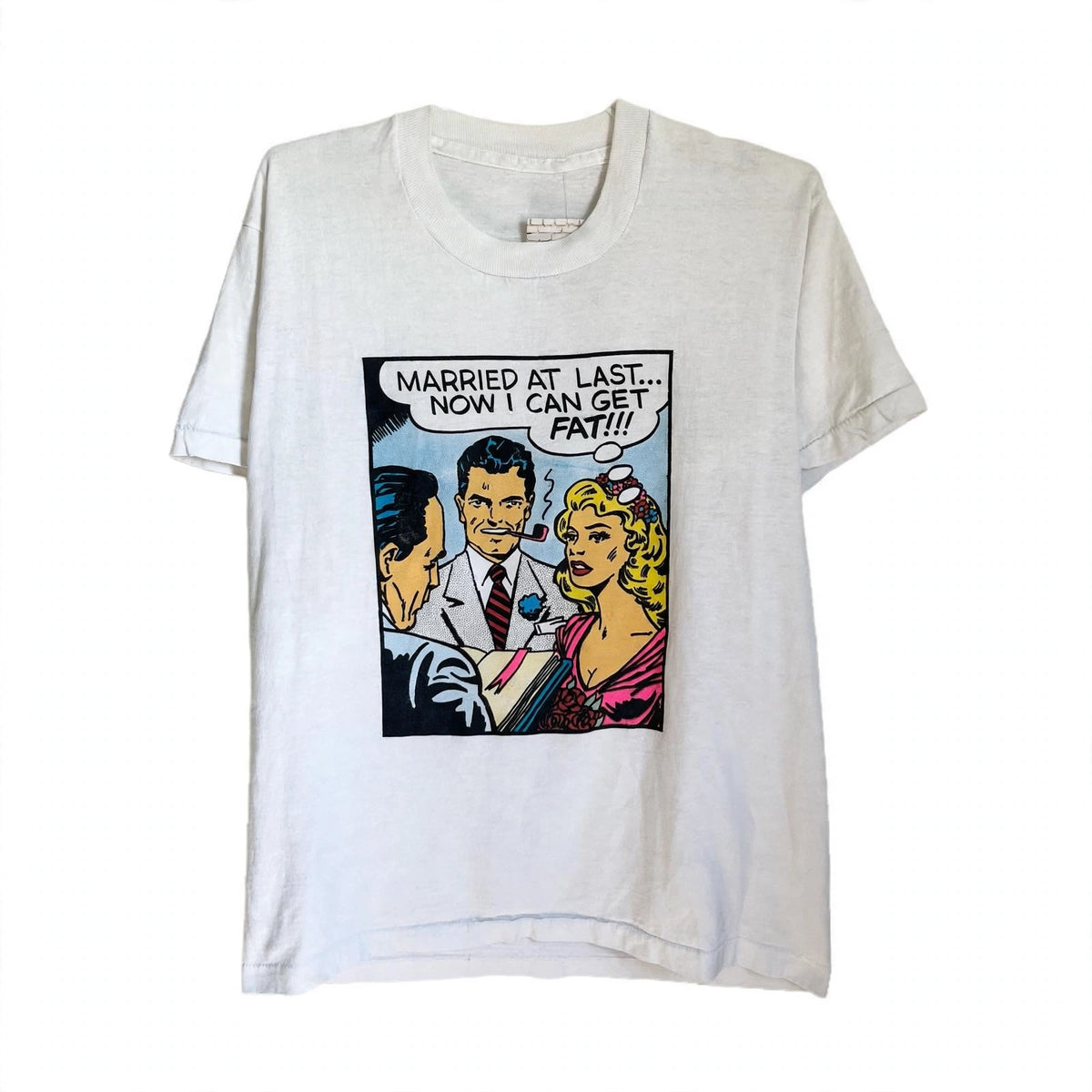 1990s HUMOR COMIC ART TEE (LARGE)