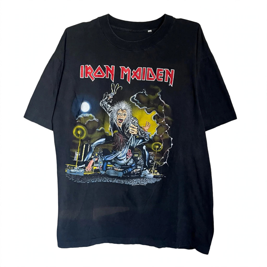1990s IRON MADDEN “NO PRAYER ON THE ROAD” TEE (EXTRALARGE)