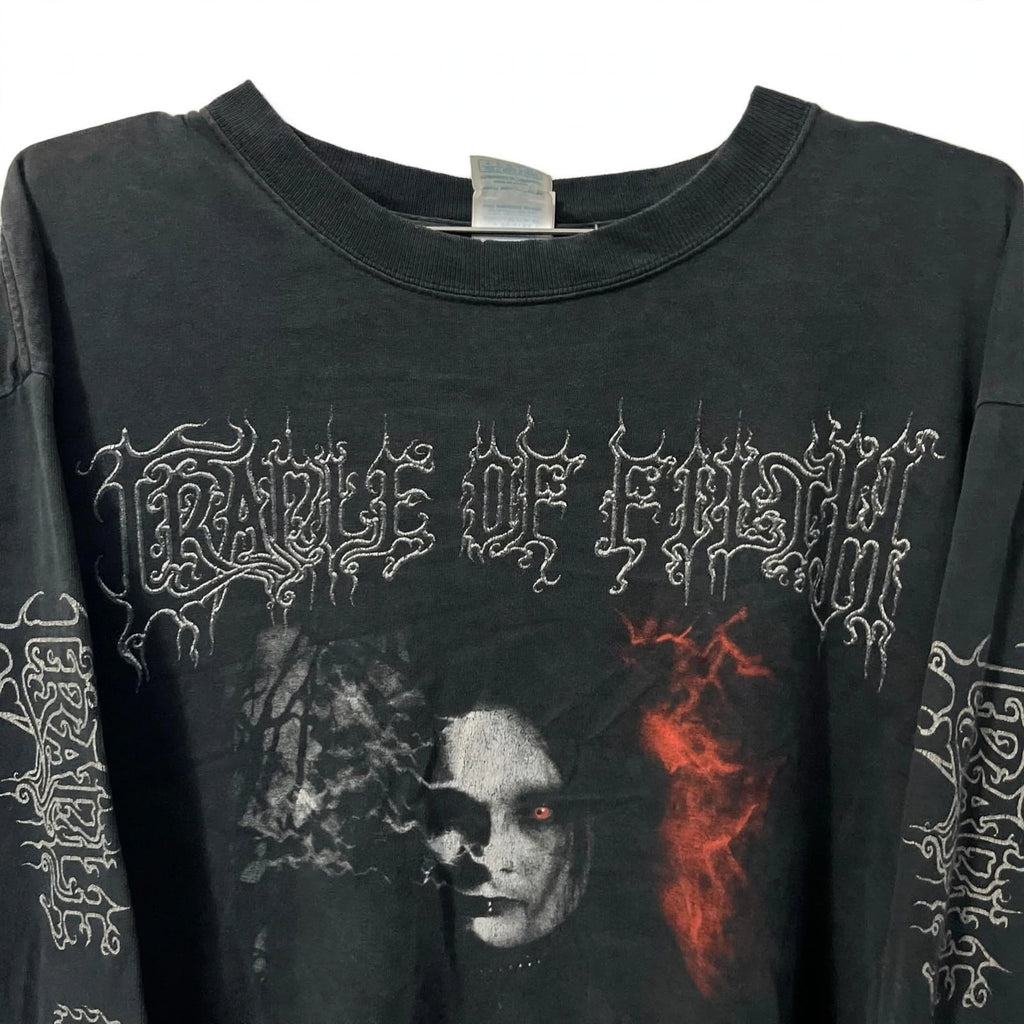 2000s CRADLE OF FILTH “BLACK IS MY HEART” TEE (LARGE)