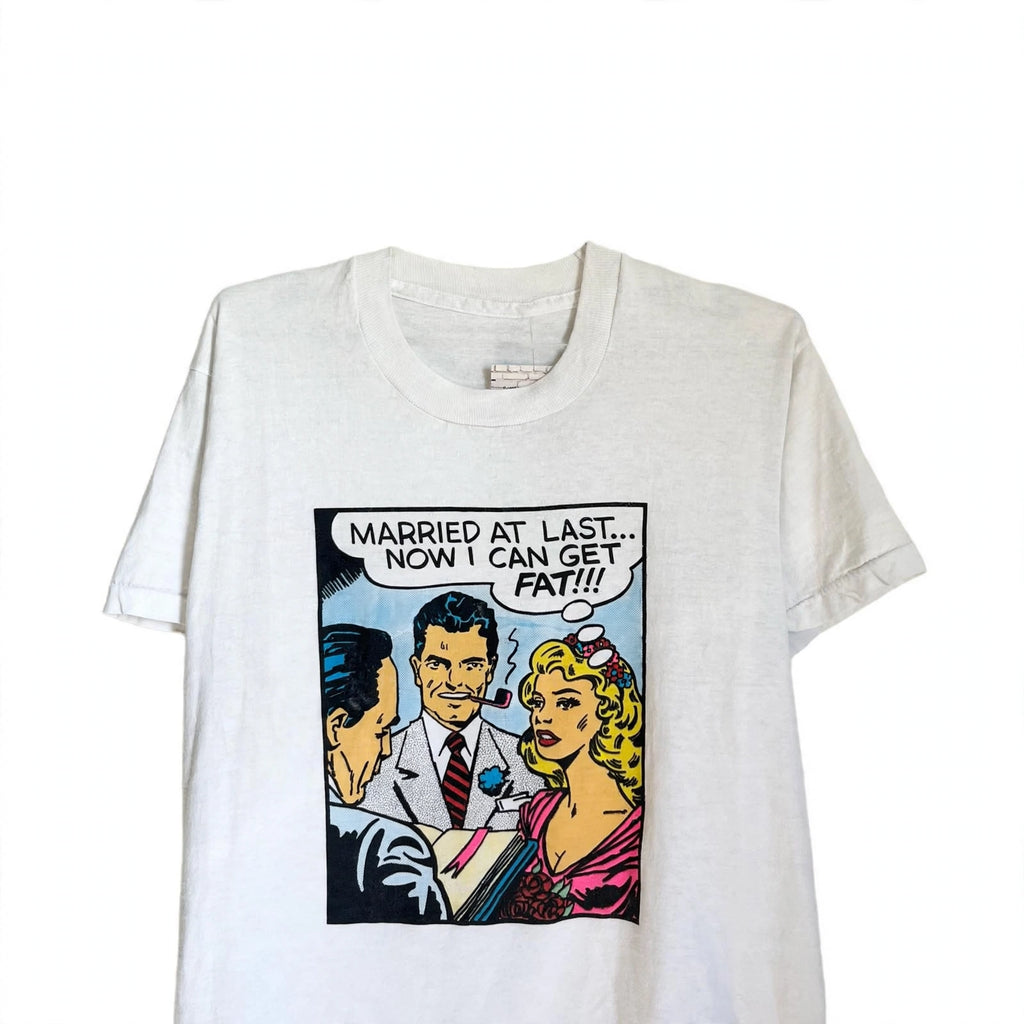 1990s HUMOR COMIC ART TEE (LARGE)