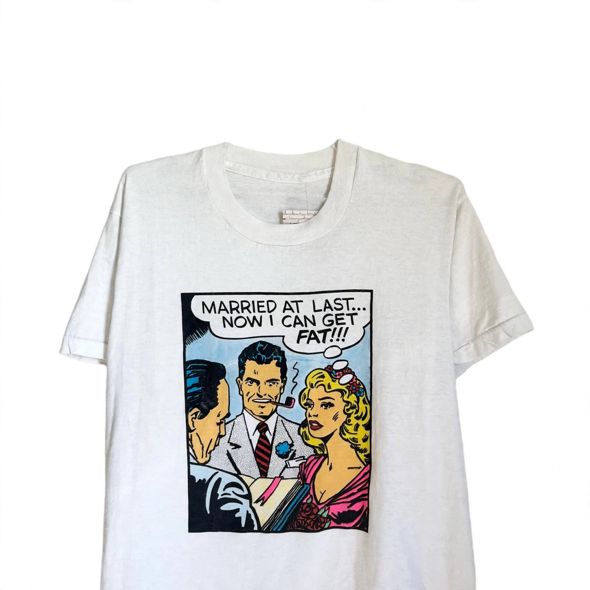 1990s HUMOR COMIC ART TEE (LARGE)