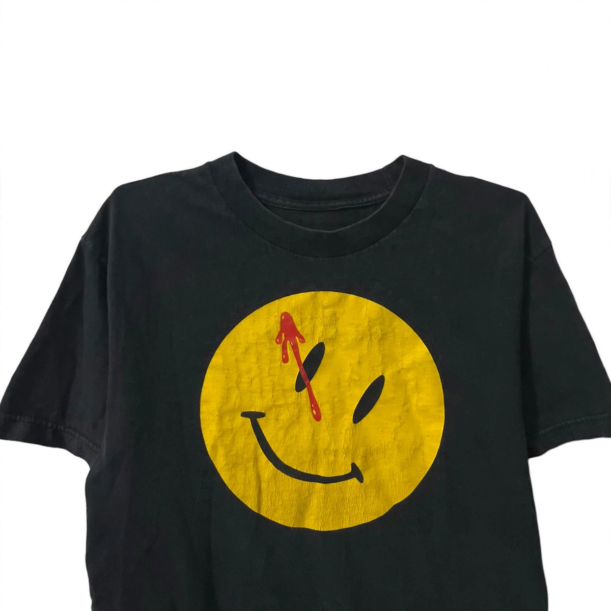 2000s SMILEY FACE “HEADSHOT” TEE (LARGE)
