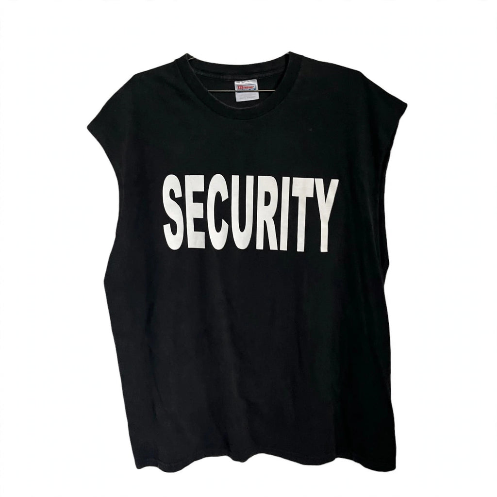 1990s SECURITY “CUT OFF” TEE (EXTRALARGE)