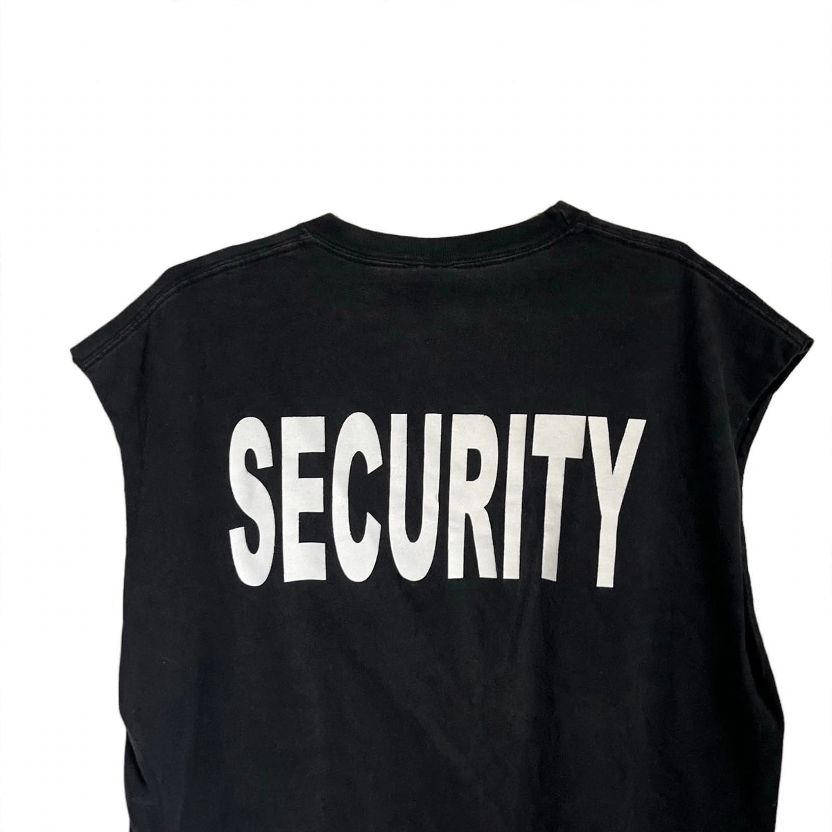 1990s SECURITY “CUT OFF” TEE (EXTRALARGE)