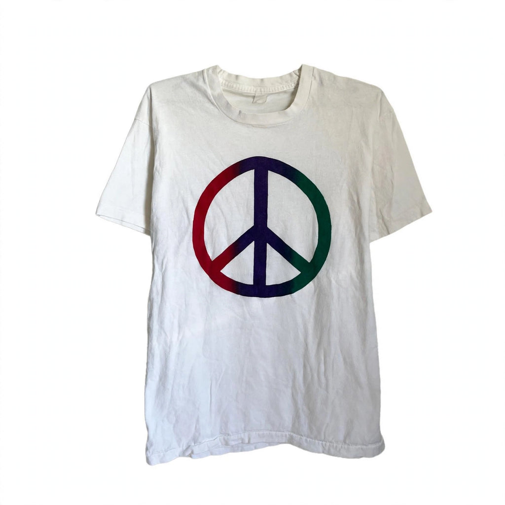 1980s PEACE SIGNS TEE (LARGE)