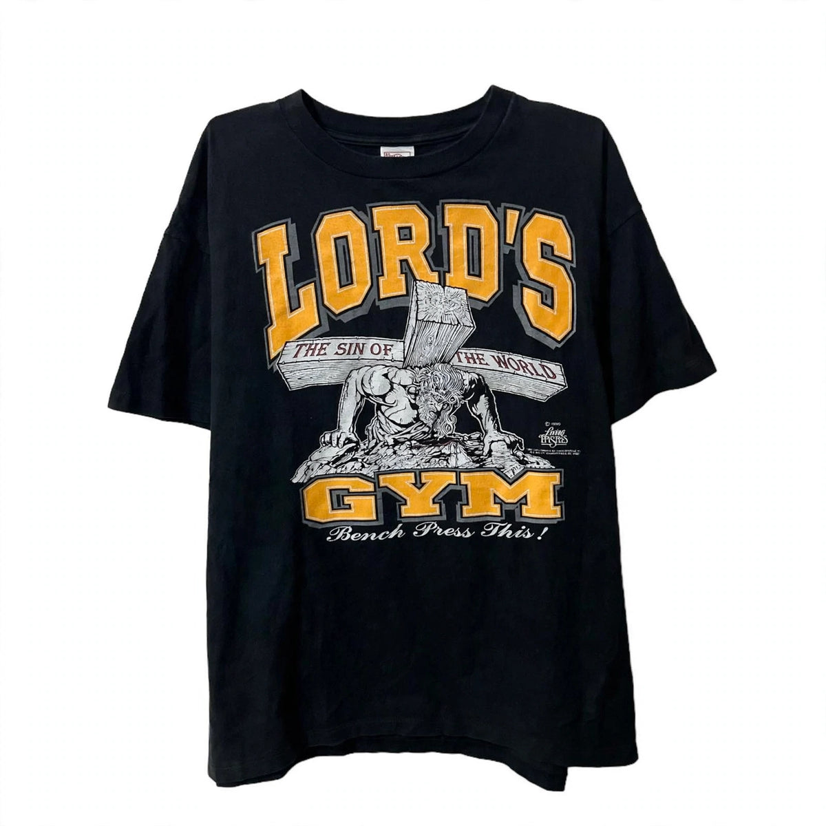 1990s LORDS GYM “HIS PAIN YOUR GAIN” TEE (EXTRALARGE)