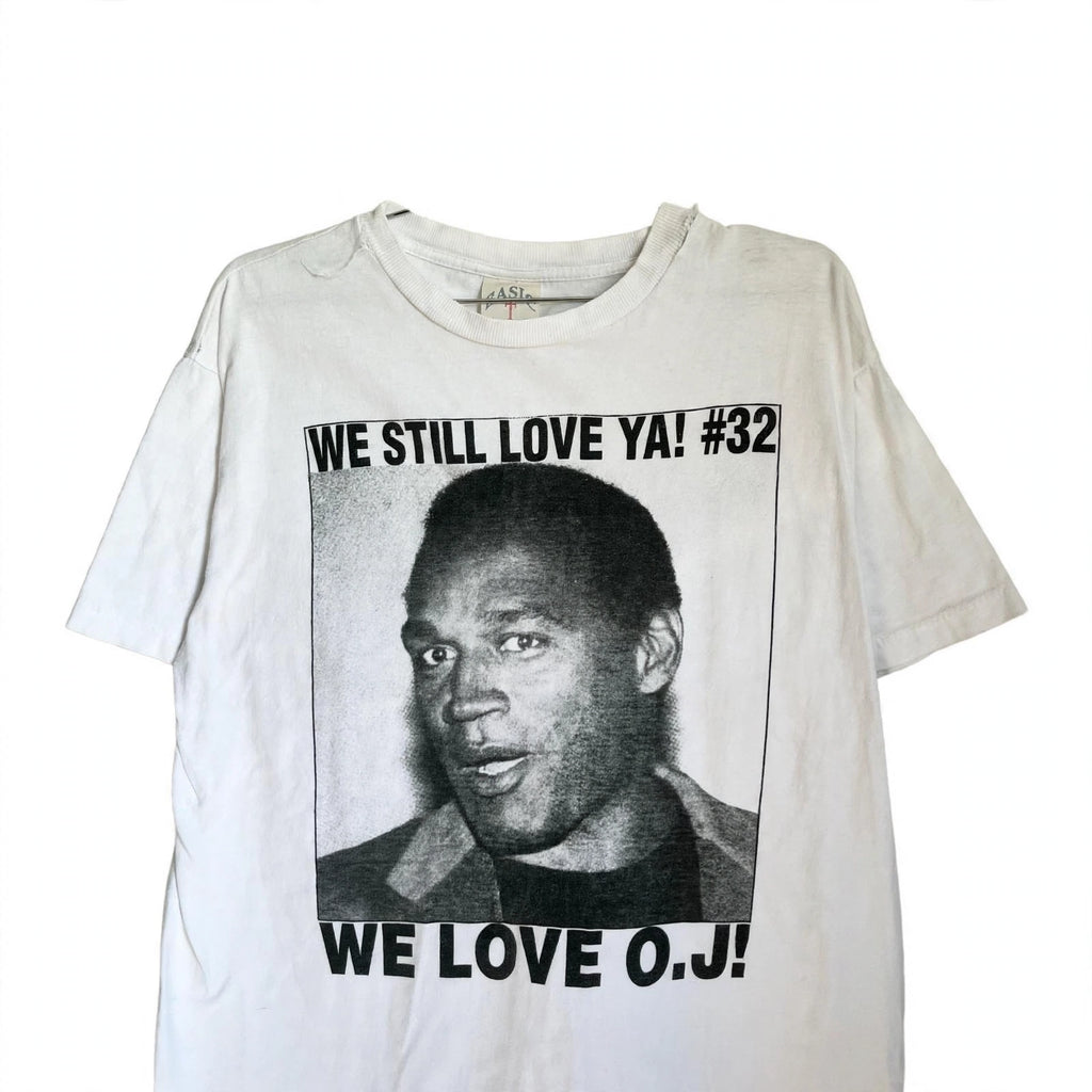 1990s OJ SIMPSON “WE LOVE O.J” TEE (EXTRALARGE)