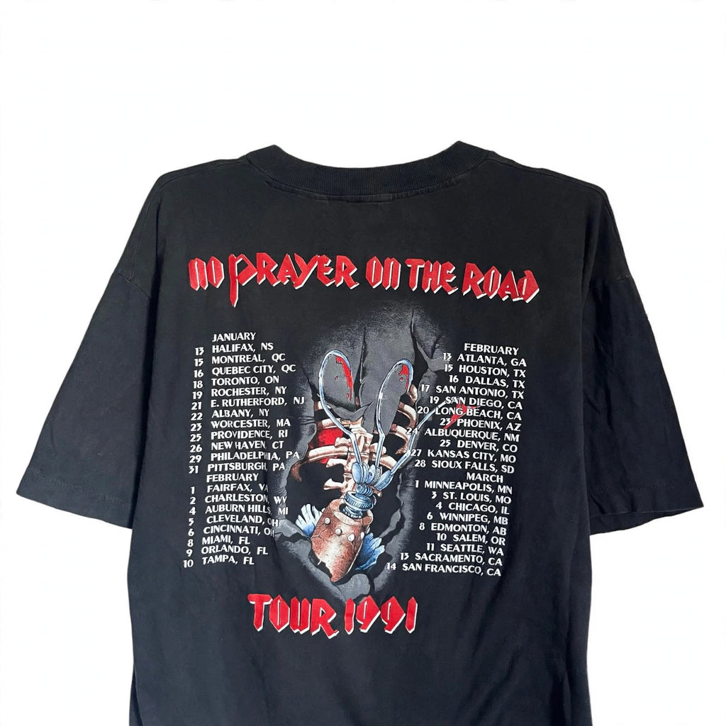 1990s IRON MADDEN “NO PRAYER ON THE ROAD” TEE (EXTRALARGE)